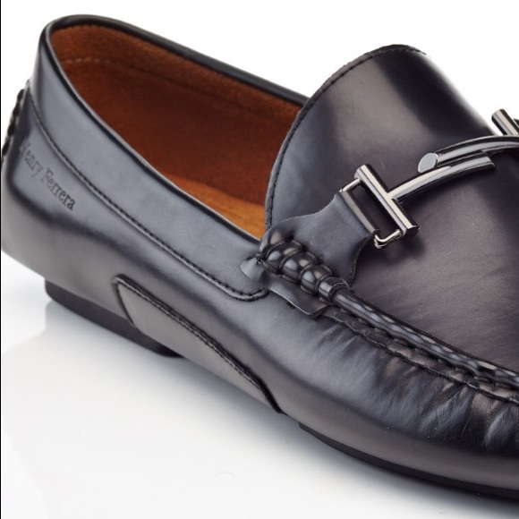 Henry Ferrera Prince Black Men’s Loafers 13 NWT - Picture 2 of 4